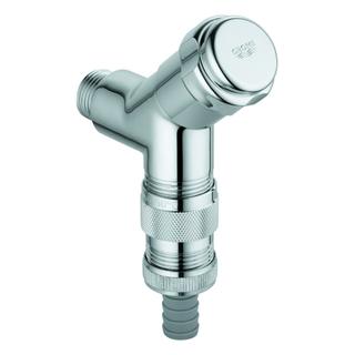 GROHE WAS-Anschlussventil 1/2", chr, m int. Schlauchplatzsicherung