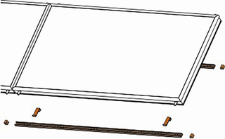 CitrinSolar Aufdach-Montageset CS 255 1er Erweiterungsset, für Kollektor