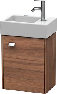 Duravit Waschtisch-Unterschrank Brioso 36,4x23,9x44,2cm, wd, T r, chr/Nussb Nat