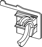 TECE Füllventilhalter 27mm, M 30, für Spülkasten Octa II