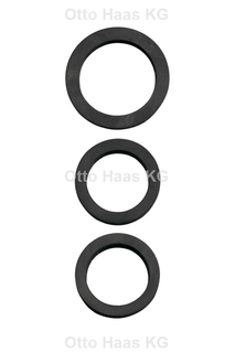 HAAS Dichtung 27x38x3mm, 3/4", f Vsb., Gum., sw