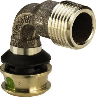 Viega Übergangsbogen Raxofix 5314 16mmxR 3/8, 90Gr, Sil-br, mit SC-Contur