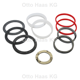 HAAS Dichtungssatz 2-tlg, 10 Dicht, sw, für Spülensiphon