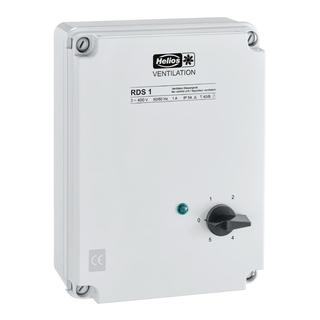 Helios Trafo-Drehzahlsteller RDS 1, max 1 A, 3-ph, m Motorvollschutz