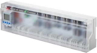 Oventrop Anschlussleiste 10 Zonen, 230 V, H/K, P- + Kesselsteuer.