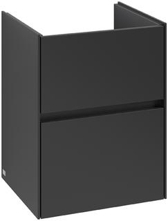 V&B Waschtischunterschrank Collaro 47,2x61x40,4cm, WT mit., bla. mt. Lac
