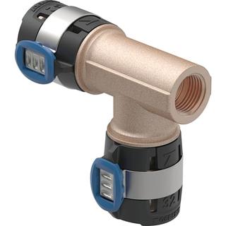 Geberit T-Stück FlowFit DN 25/25/15, D 32mm, L 10,2cm, IG seitl.