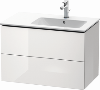 Duravit Waschtisch-Unterschrank L-Cube 82x48,1x55cm, 2 La, B r, w hgl, Aho mitt