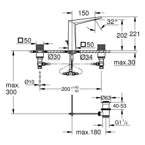 Artikelbild 3 des Artikels „GROHE WT-3L-A Allure Brilliant P. Coll. 1/2