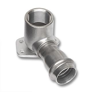 Sanha Wandscheibe NiroSan Press 9472G 18mmx1/2", I.p.ende/IG, m Univ.-Flansch