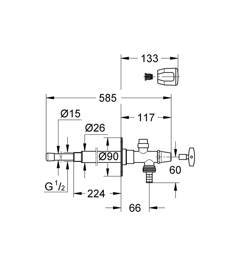 Artikelbild 6 des Artikels „GROHE Außenwandventil Eurotec 1/2