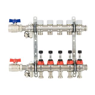 strawa FB-Anschlussverteiler e-class 87 mit SFE, mit 1''KH 5 Hkr.