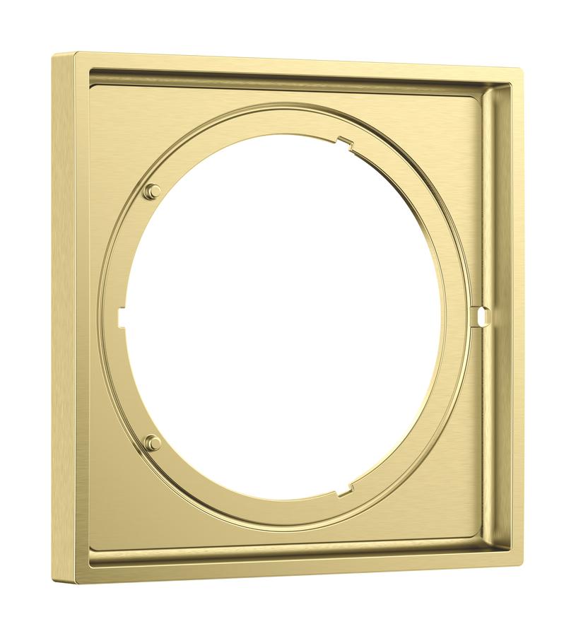 Artikelbild 1 des Artikels „hansgrohe Verläng.-Ros. AXOR iBox Uni. 2 5mm, eckig, brushed brass brushed brass“