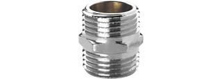 ASW Doppelnippel S.-lg. 1/2"x36mm, m 6-k., MS CW617 N vc