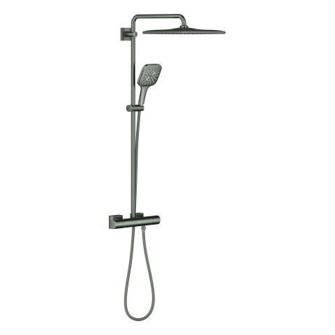 Artikelbild 1 des Artikels „GROHE Duschs Rainshower SmartActive 310 m AP-Therm., Wd-mont., hd graph. geb. hard graphite gebürstet“