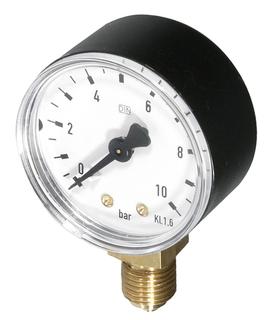 Resideo Manometer M38K G 1/4, 50mm, unten, Teilung 0-40 bar