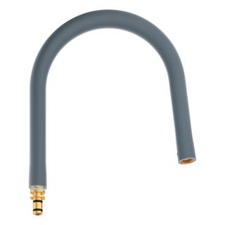 GROHE Schlauchauslauf Flexx mit Fixierungselemente, dunkelgrau