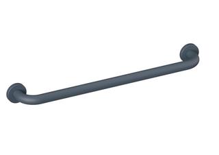 HEWI Badetuchhalter 477 457mm, anthr, Rosetten d= 60mm, matt