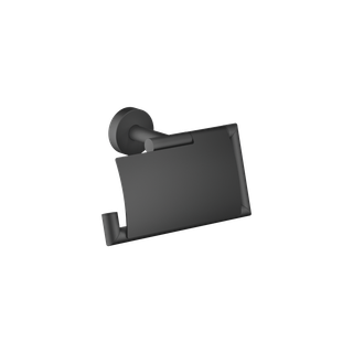 Dornbracht Papierrollenhalter mit Deckel, schwarz matt