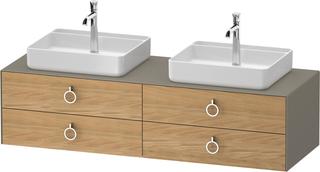 Duravit WT-Unterschrank White Tulip 160x55cm, E Nat StG m, N R/m Beleuchtung