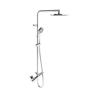 KEUCO Thermostat-Brausemischer Plan blue AP, mit Kopfbrause