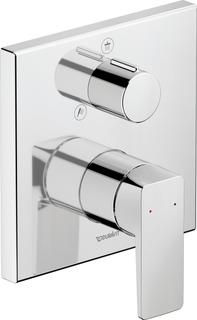 Duravit Fertigmontageset Manhattan UP-Brause-EHM, Ab- u. Umstellvent., chr