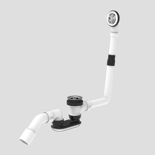 Sanit Ab- und Überlaufgarnitur 837 Push-Push, 110 mm