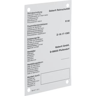 GE Hinweisschild zu Rohrschott90