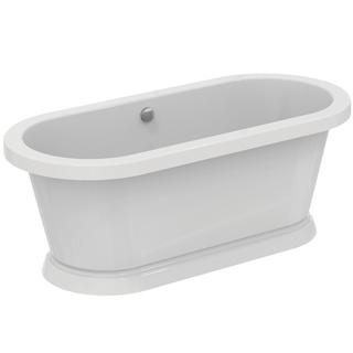 IS Duo-Badewanne Calla 180,5x80,5x63cm, frei., Abl/ÜL-Gar., we.