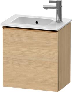 Duravit Waschtisch-Unterschrank D-Neo 41x27,4x44cm, 1 T, An L, b geb/Eiche Nat