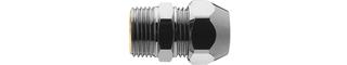 ASW Verschraubung 1/2"x14mm, MS verchr., ger, m 1 Quetsche