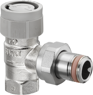 Oventrop Thermostatventil Baureihe AQ DN 15, Eck, selbstdichtend