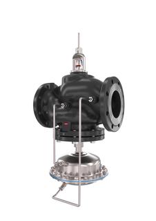 Danfoss VSR m. Motorstellv. AFQM2 DN125 Kvs250, PN25, GGG-40.3, 0,2bar, FL