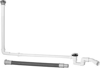 Duravit Spezial-Ab-/ÜL-Garn Blue Moon d= 5,2cm, mit Push-Open-Ventil, chrom