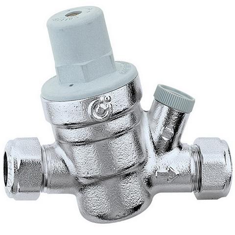Artikelbild 1 des Artikels „Caleffi Schrägsitz-Druckminderer vc, m Manometeran., m. 80 GrC, d 22mm Ø 22 mm“