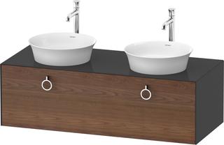 Duravit WT-Unterschrank White Tulip 130x55cm, 1 AZ m G, B bs, US N m/gra hgl