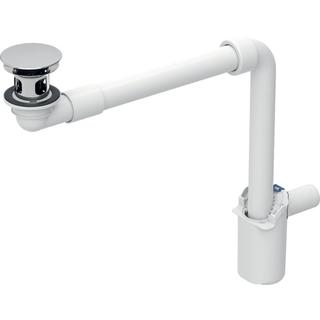 Geberit Waschbeckenablauf d 32mm, fr. Ausl u Vtl-Abdeckung, hgl-vc