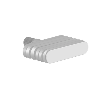 DO Griff ERSATZTEILE 092070055 46 x 43,5 x 11 mm Chrom