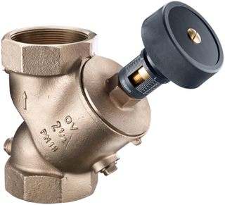 Oventrop Strv. Hydrocontrol VTR PN 16, mit Blindstopfen, Rotguss