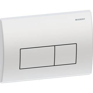 Geberit Betätigungsplatte Kappa50 sgl-vc, für 2-Mengen-Spülung