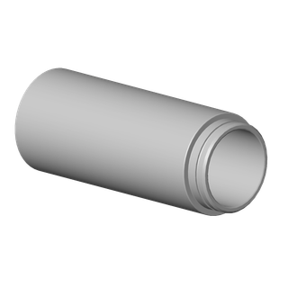 DO Körper ERSATZTEILE 092822308 D 48 x D 36 x 120 mm Platin gebürstet