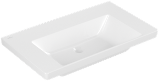 V&B Schrank-Waschtisch Subway 3.0 80x47cm, eck., o. HL/o Überlauf, weiß