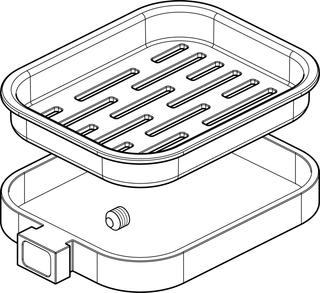 IS Seifenablage klein Silver
