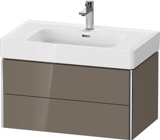 Duravit Waschtisch-Unterschrank XSquare 78,4x47x39,7cm, 2 La, f Gr hgl, Aho mitt