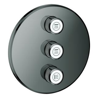 GROHE Fertigmontageset Grohtherm Smartcontrol UP-Ventil, 3-fach, rund