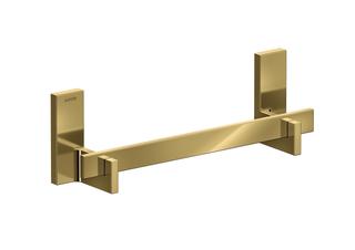 hansgrohe Haltegr. Axor Uni. Rectangular 340mm, Wandmontage, polished gold optic