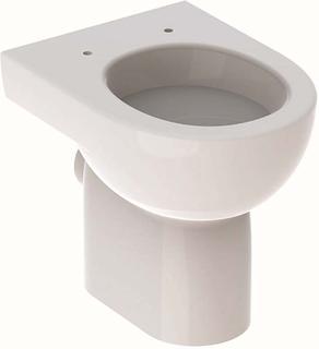 Geberit Stand-Tiefspül-WC Renova 4,5 l, Abg hz, teilgeschl. F., we K-Tect