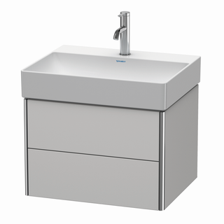 DU WTU XSquare 397x584x460mm 2 Schubk., Nordic Weiß Seidenmatt ES Ahorn
