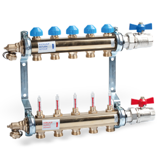 Watts Heizkreisverteiler HKV/T 12-fach, mit Verteileranbauset AS25