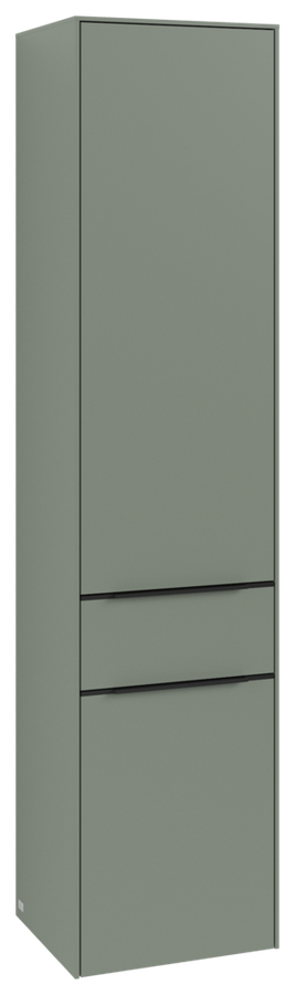 Artikelbild 1 des Artikels „V&B Hochschrank Subway 3.0 40x171x36,2cm, Sch li./Griff vo bl., sof Schanier links/Griff Volcano black | soft green“